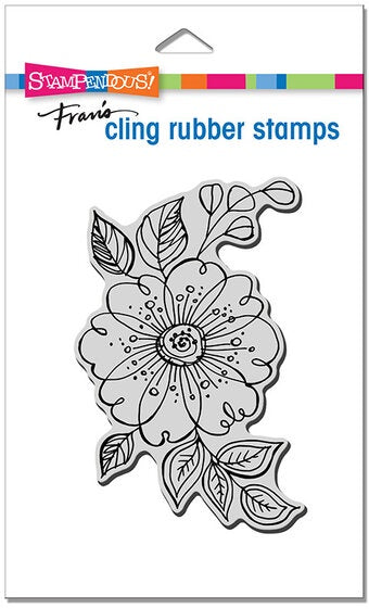 STA CLING BIG FLORAL POP STAMP