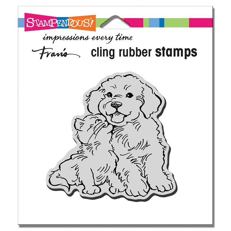 STA CLING KITTY KISS STAMP