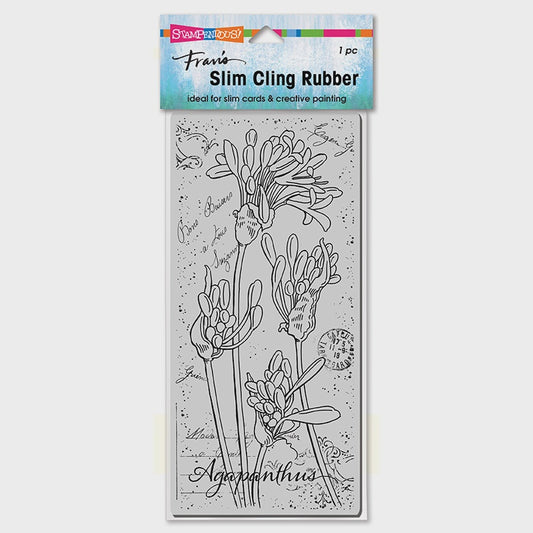 ASTA SLIM AGAPANTHUS CLING STAMP