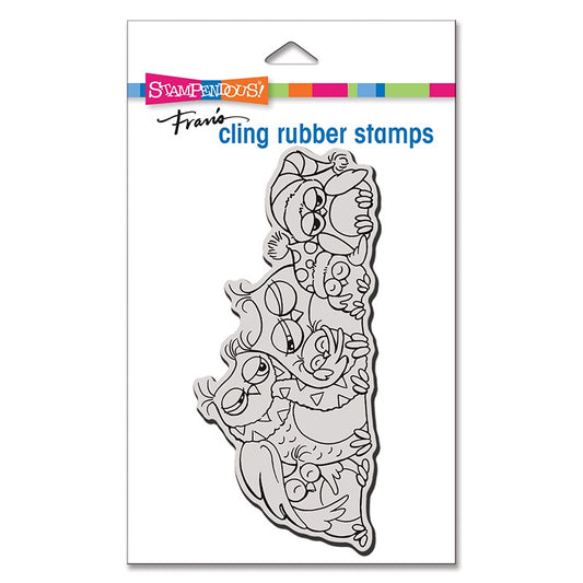 STA CLING MINI OWL NAPTIME STAMP