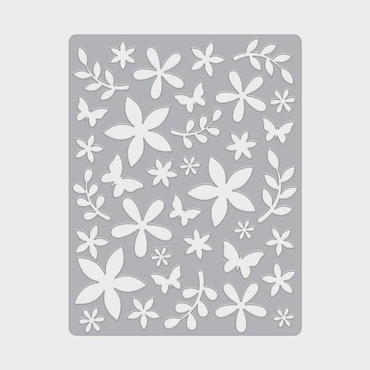 H A FLOWER PATTERN COVER PLATE DIE