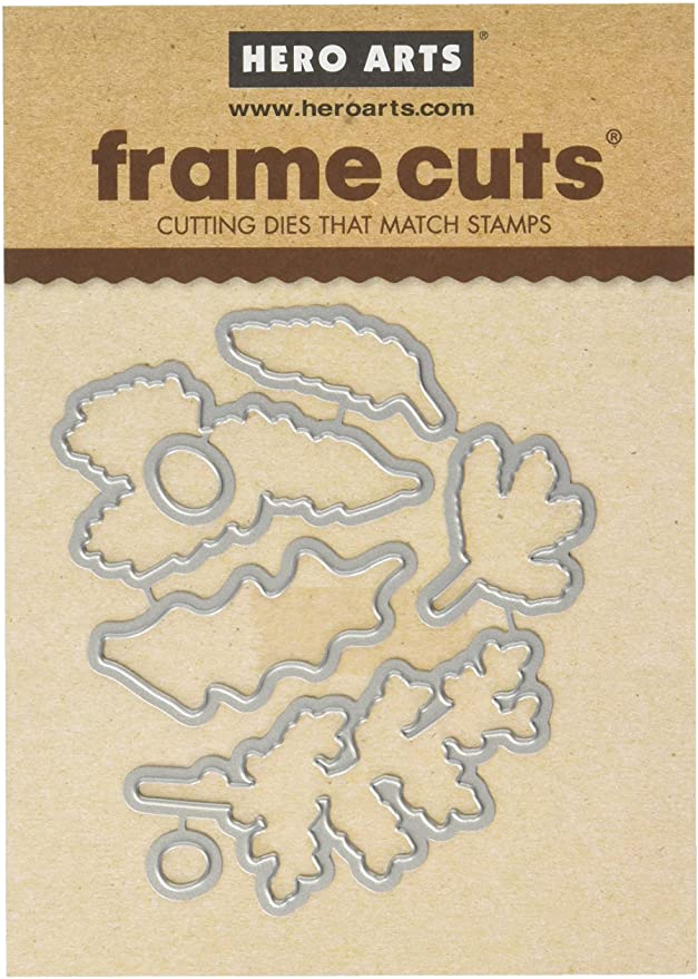 H A PINE BRANCH STAMP AND DIE COMBO SET