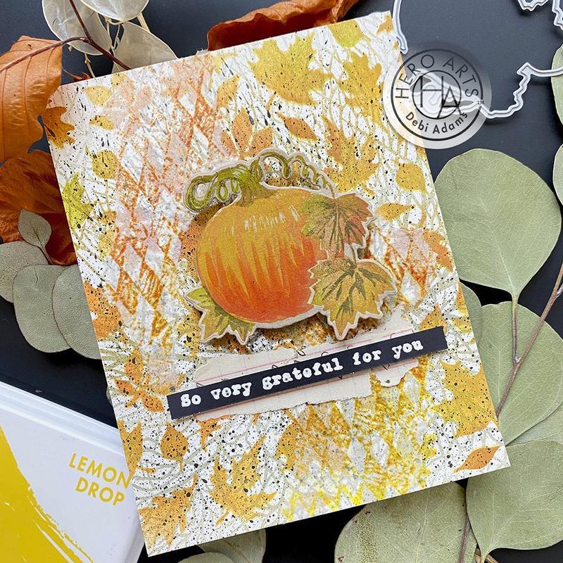 H A COLOR LAYERING PUMPKIN CLEAR STAMP SET