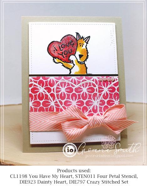 IO YOU HAVE MY HEART STAMP SET
