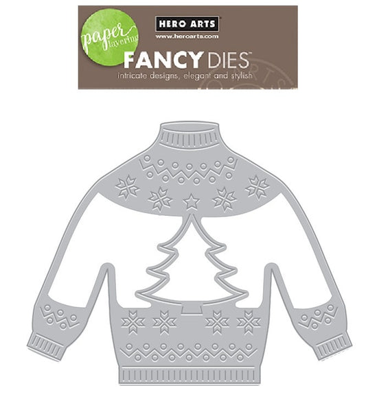 H A FANCY DIE CHRISTMAS SWEATER