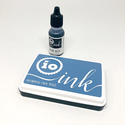 IO HYBRID SMOKE BLUE INK PAD