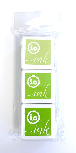 IO INK CUBE TRIO SHADES OF LIME