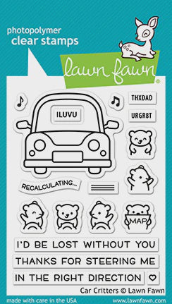 LF CAR CRITTERS CLEAR STAMP SET