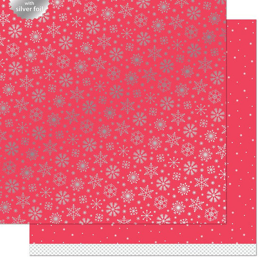 LF SHIVER SNOWFLAKES 12X12 PAPER