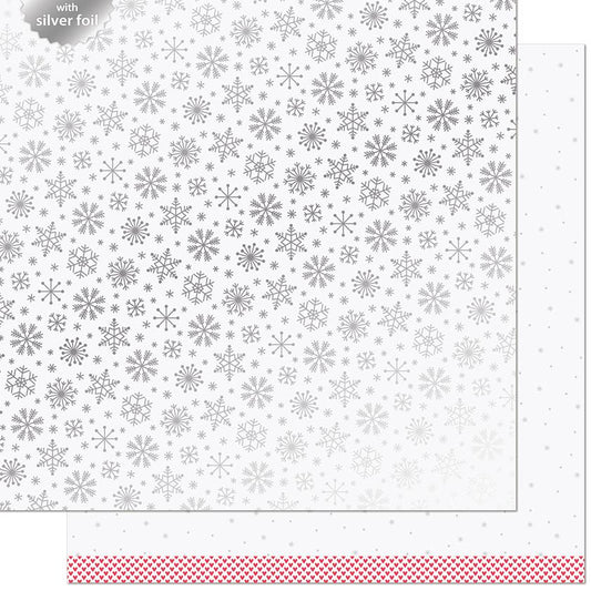 LF POLAR SNOWFLAKES 12X12 PAPER