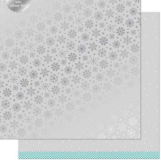 LF BRRR SNOWFLAKES 12X12 PAPER