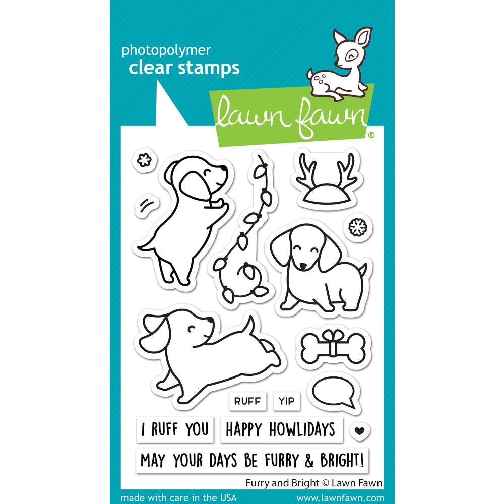 LF FURRY & BRIGHT CLEAR STAMP SET