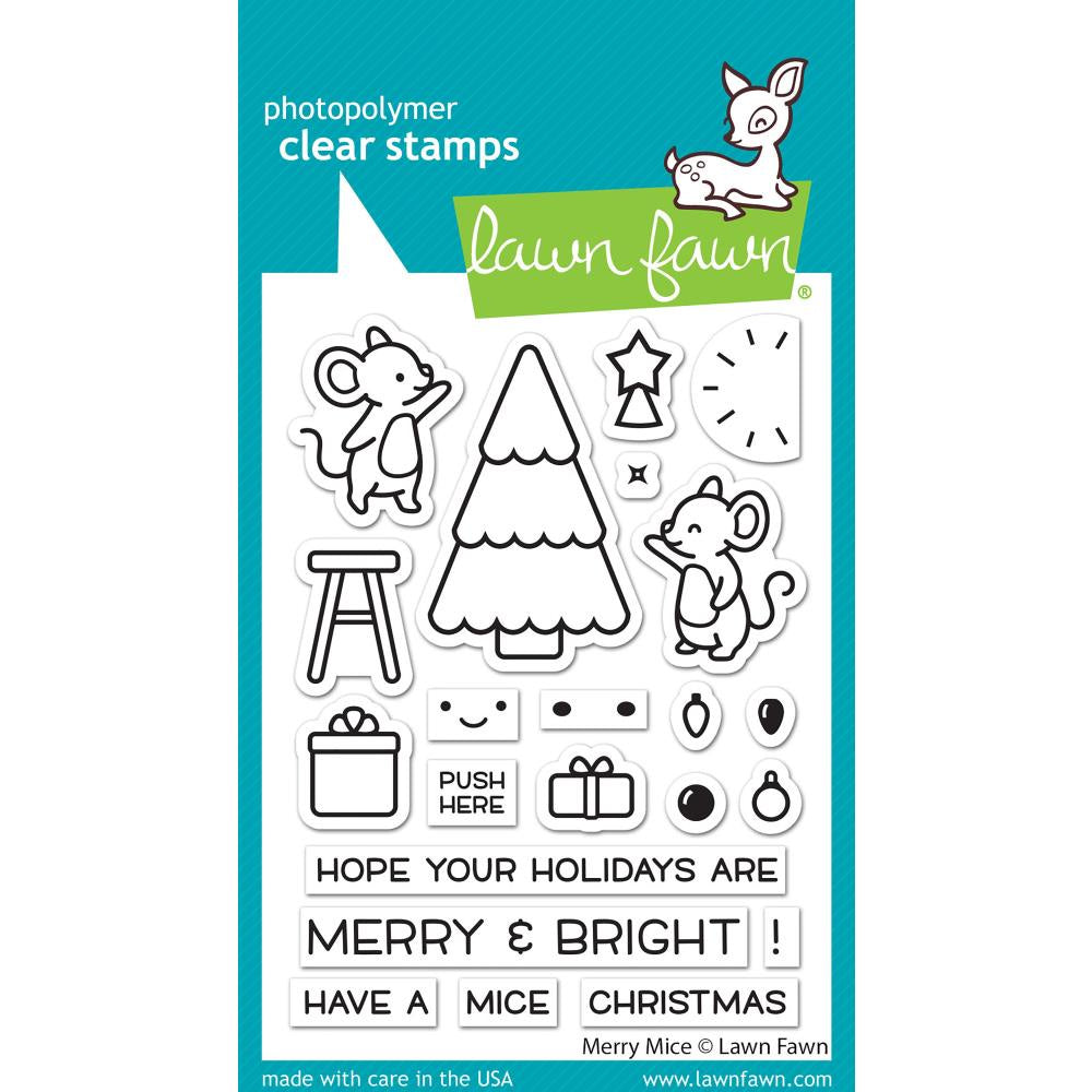 LF MERRY MICE CLEAR STAMP SET