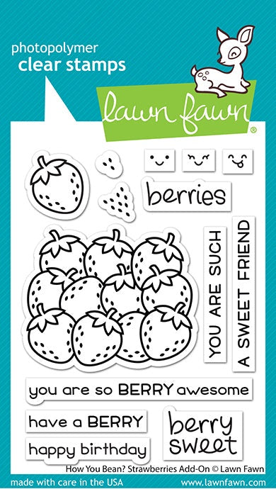 LF HOW YOU BEAN? STRAWBERRIES ADD-ON CLEAR STAMP SET