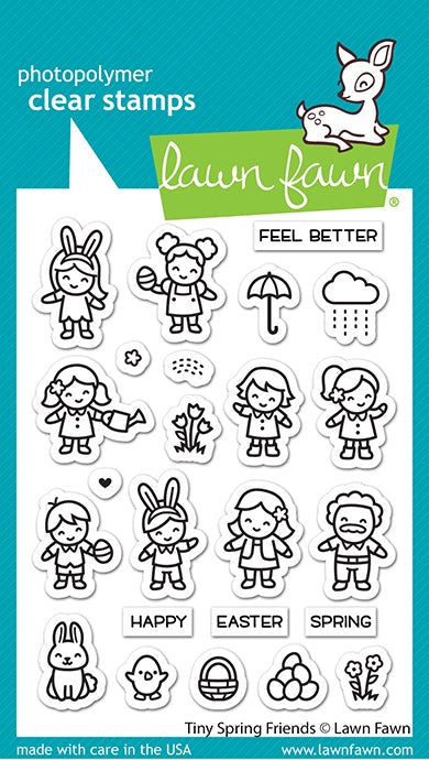 LF TINY SPRING FRIENDS CLEAR STAMP SET