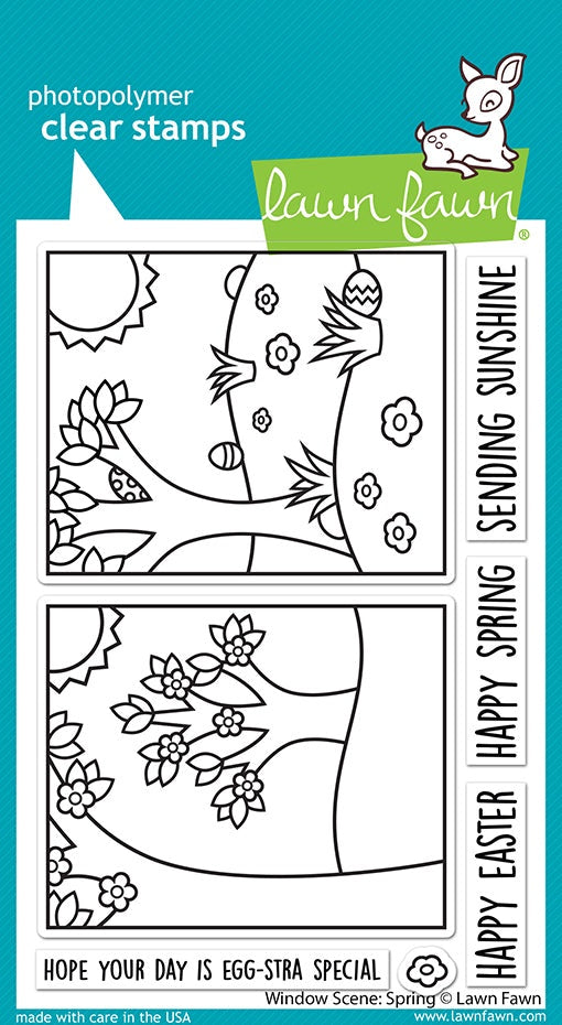 LF WINDOW SCENE SPRING STAMP SET