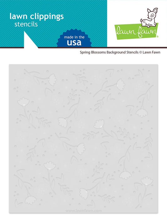 LF SPRING BLOSSOMS BACKGROUND STENCILS