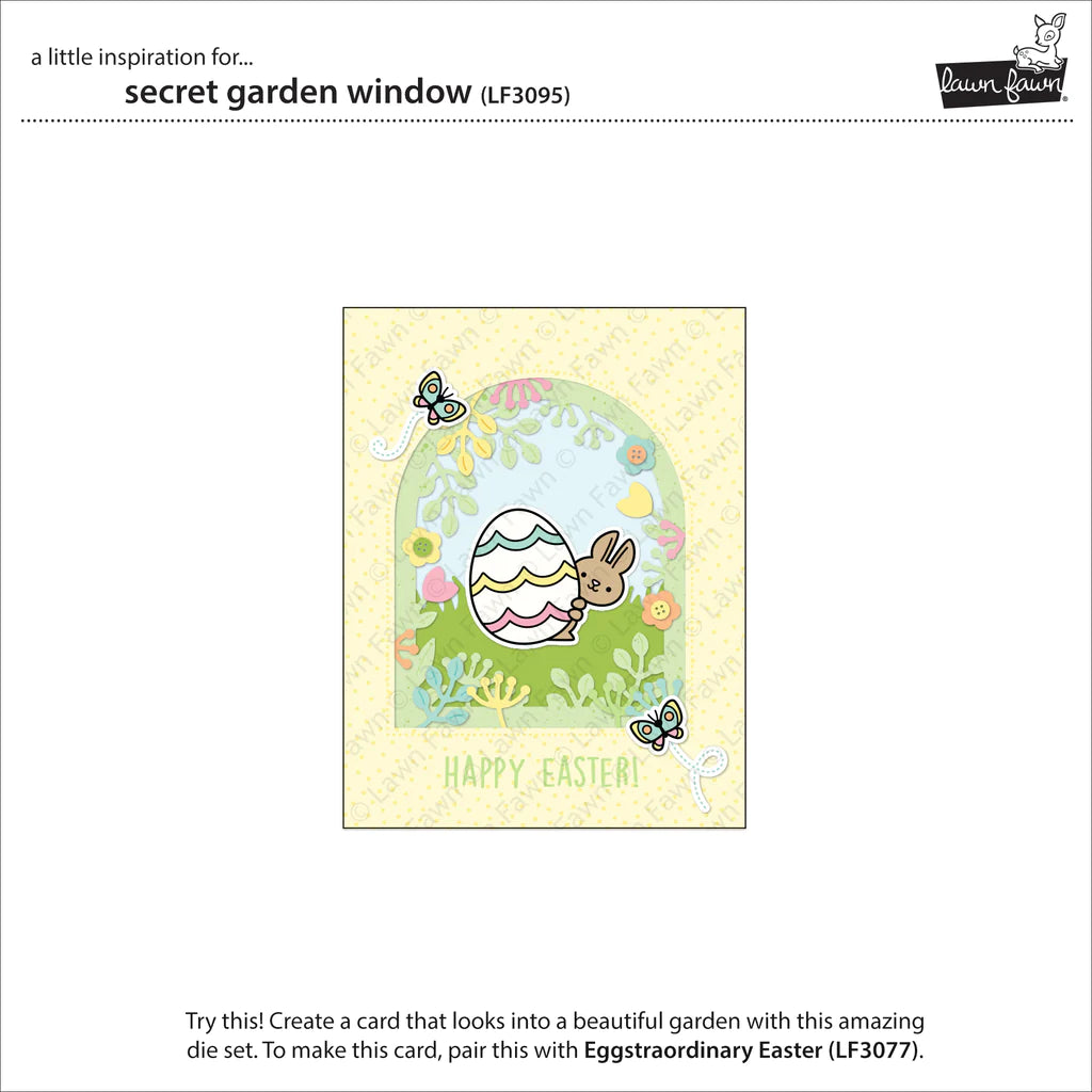 LF SECRET GARDEN WINDOW DIE SET