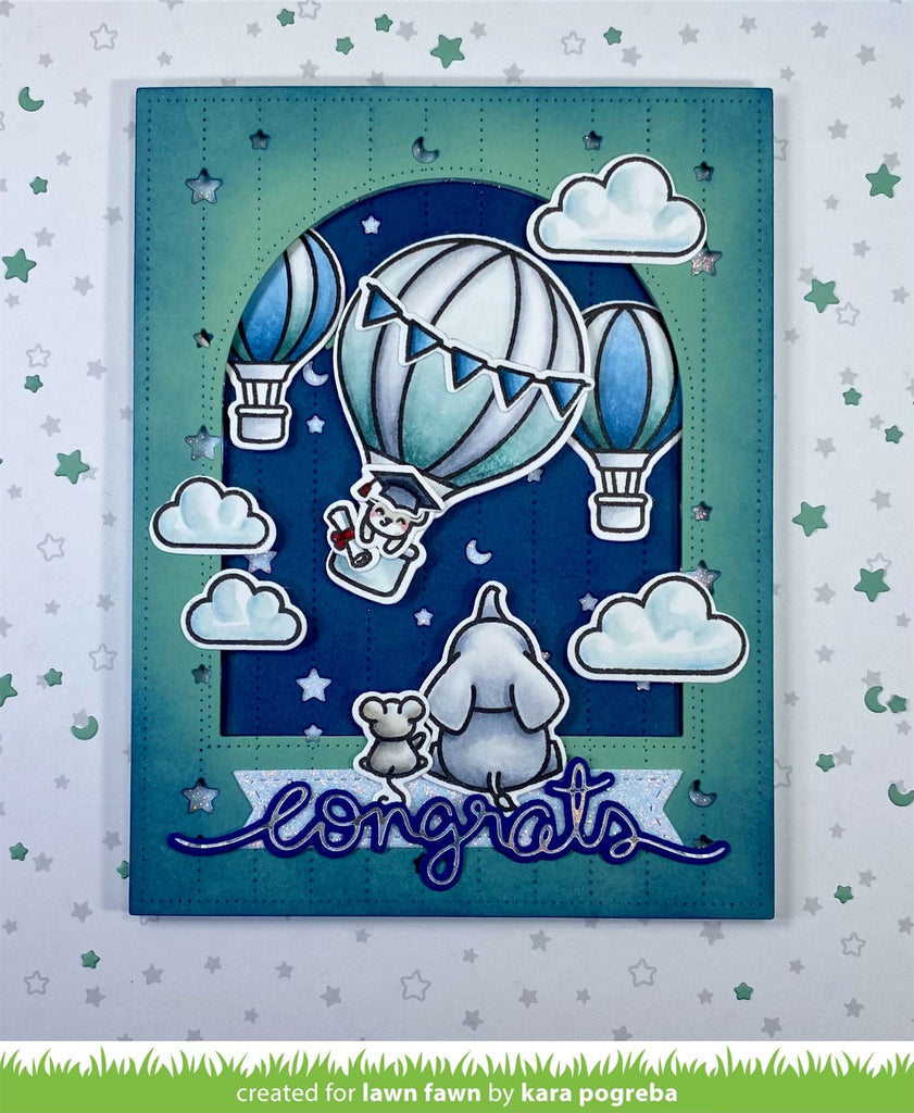 LF DOTTED MOON AND STARS BACKDROP PORTRAIT DIE