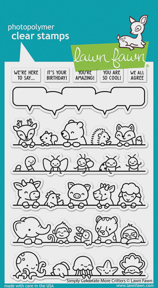 LF SIMPLY CELEBRATE MORE CRITTERS STAMP SET