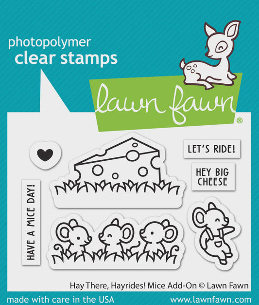 LF HAY THERE HAYRIDES! MICE ADD ON CLEAR STAMP SET