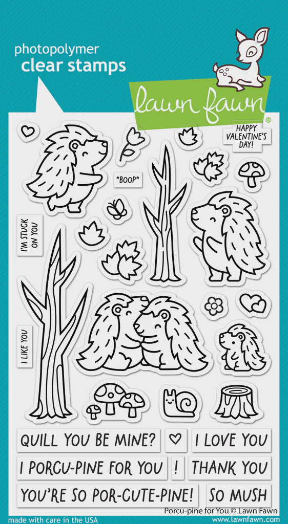 LF PORCU-PINE FOR YOU CLEAR STAMP SET