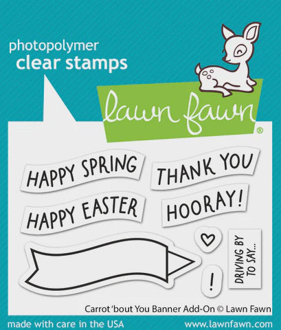 LF CARROT BOUT YOU BANNER STAMP SET