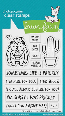 LF SOMETIMES LIFE IS PRICKLY STAMP SET