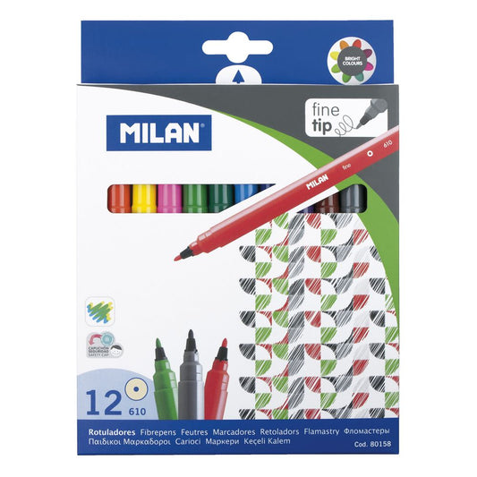 MILAN MARKERS 12PC