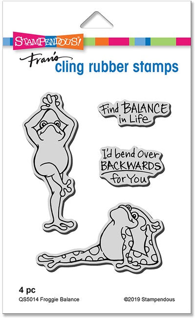 STA CLING FROGGIE BALANCE STAMP SET