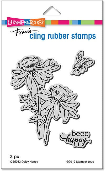 STA CLING DAISY HAPPY STAMP SET