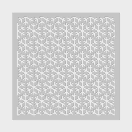 H A SNOWFLAKE PATTERN STENCIL