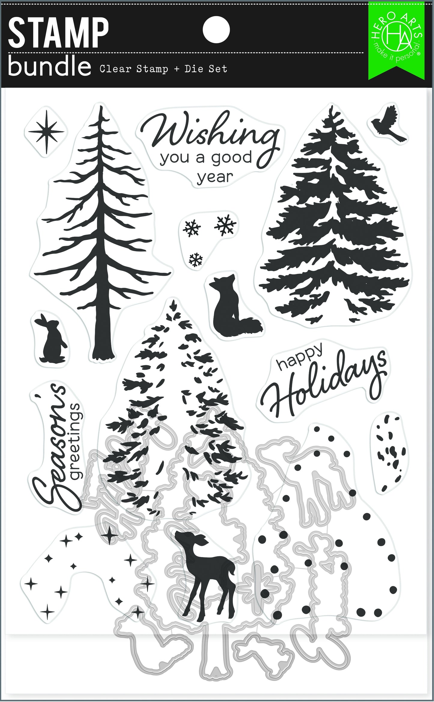 H A COLOR LAYERING SEASONAL TREE BUNDLE