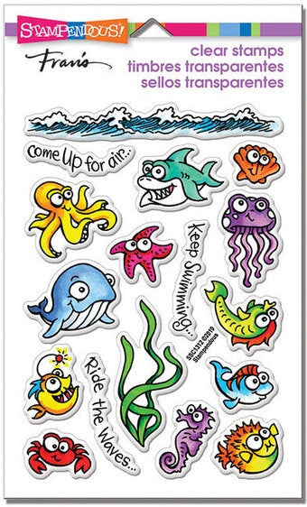 STA CLEAR FISHY FUN STAMP SET