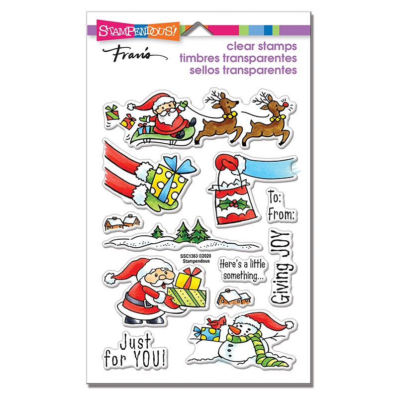 STA CLEAR CHRISTMAS GIFT STAMP SET