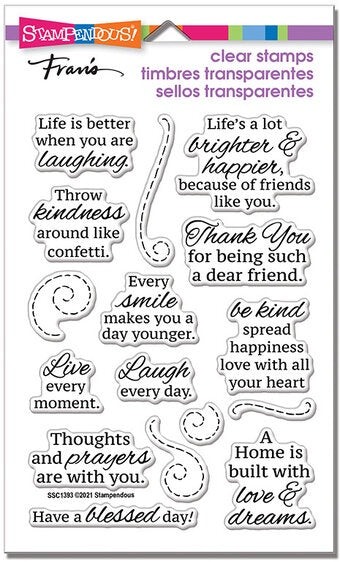 STA CLEAR LAUGH EVERY DAY STAMP SET