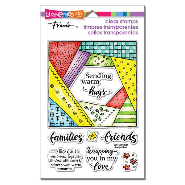 STA CLEAR QUILT HUGS STAMP SET