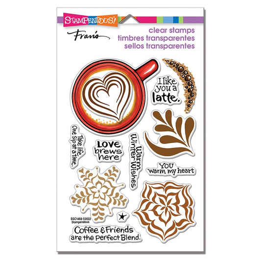 STA CLEAR LATTE ART STAMP SET