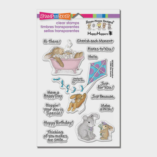 STA CLEAR HOPPY MOMENTS STAMP SET