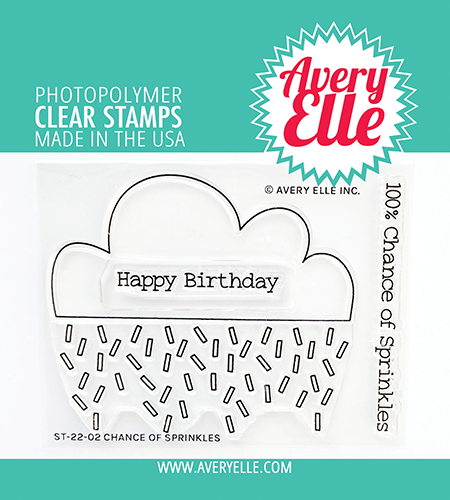 AE CHANCE OF SPRINKLES CLEAR STAMP SET
