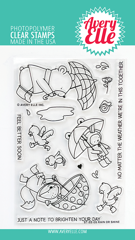 AE RAIN OR SHINE CLEAR STAMP SET