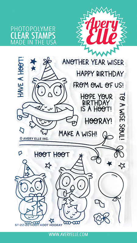 AE HOOT HOOT HOORAY CLEAR STAMP SET