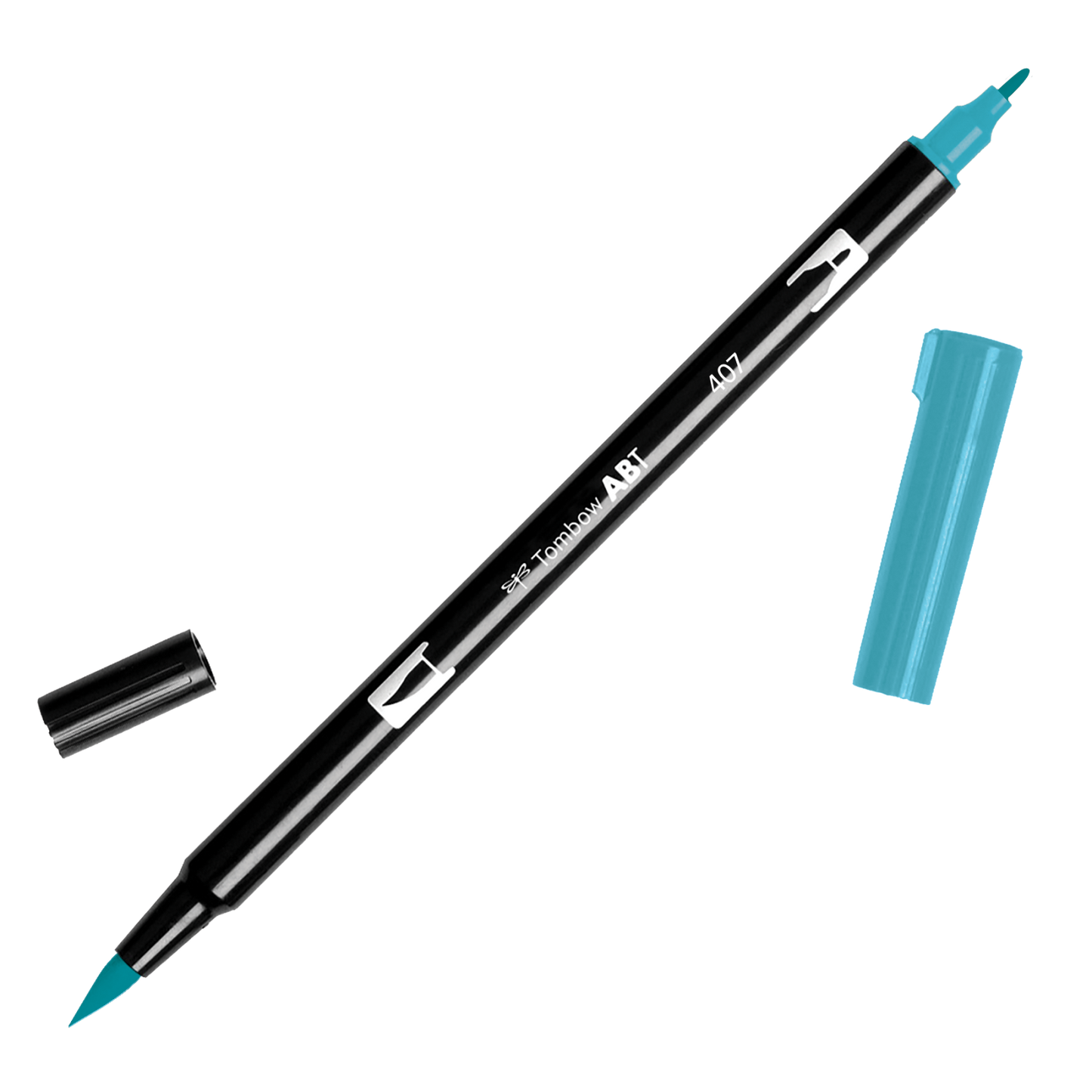 TOMBOW 407 TIKI TEAL DUAL BRUSH MARKER