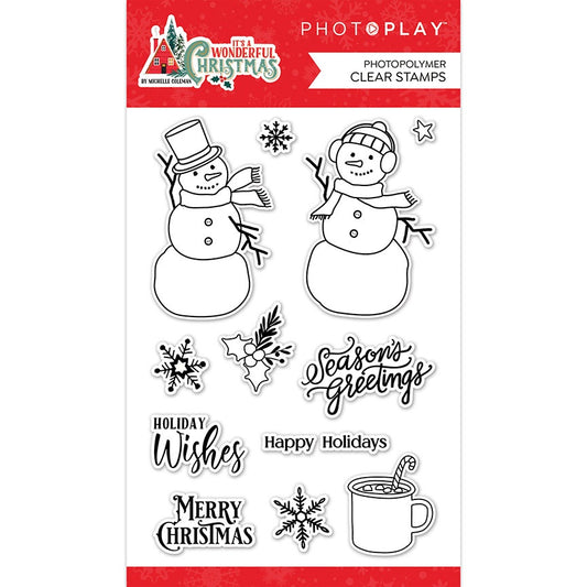PHOTOPLAY CLEAR WONDERFUL CHRISTMAS STAMP SET