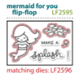 LF MERMAID FOR YOU FLIP FLOP CLEAR STAMP SET