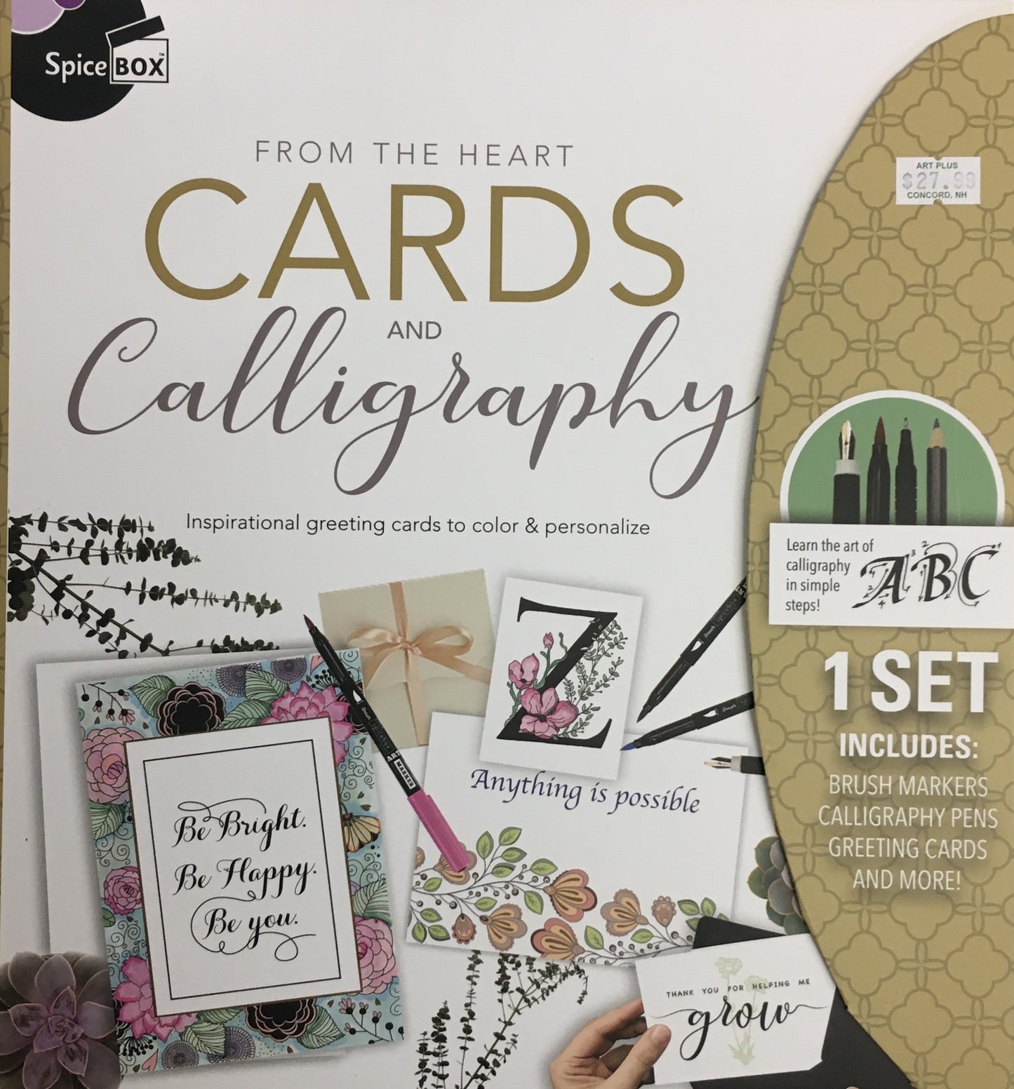 SPICE BOX CARDS AND CALLIGRAPHY