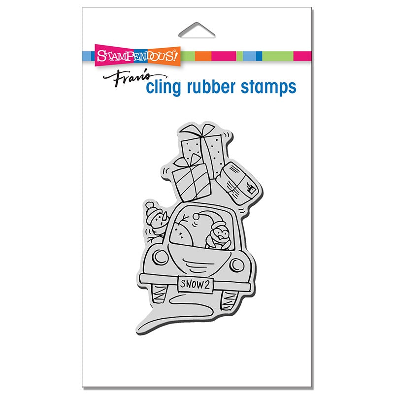 STA CLING HOLIDAY DELIVERY STAMP