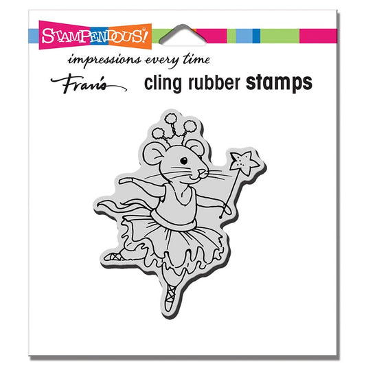 STA CLING CLARA MOUSE STAMP