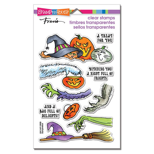 STA CLEAR FRIGHTFUL GIFT STAMP SET