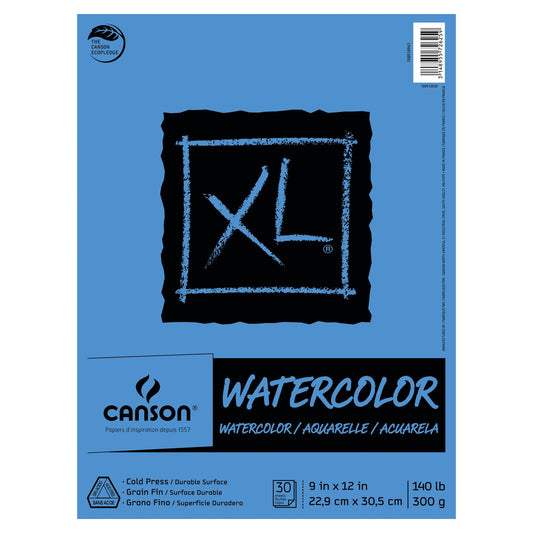XL WATERCOLOR PAD 9X12